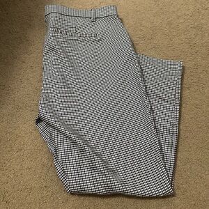 GAP Signature Midrise Skinny Ankle Mini Houndstooth Pants